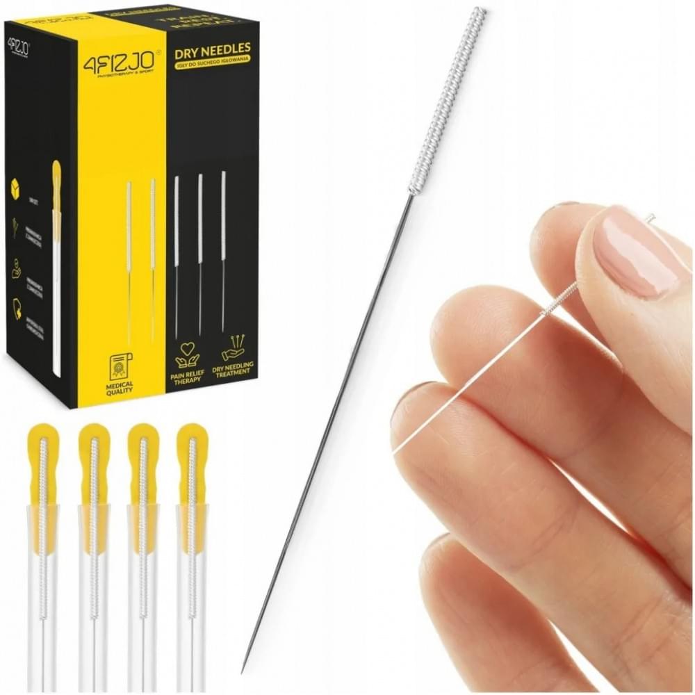 Голки акупунктурні 4FIZJO P-5905973405102 з направляючою, 0,3х100 мм, 100 шт