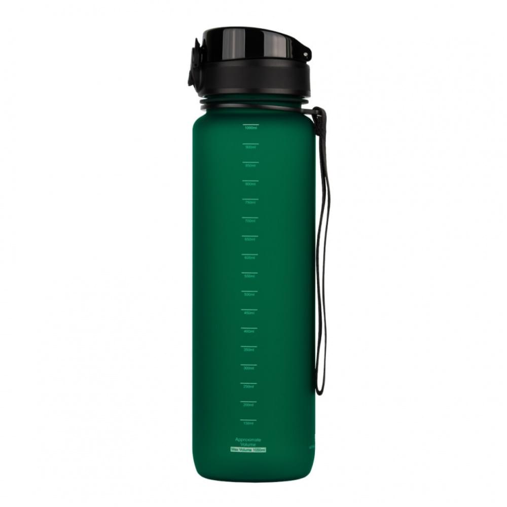 Пляшка для води UZSPACE 3038(Dark-Green) 1000 мл, темно-зелена
