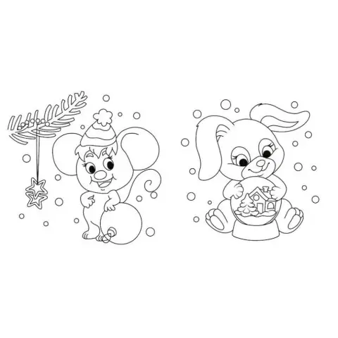 Водна розмальовка "Прикраси" 1806006 звичайні та водні розмальовки