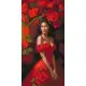 Картина за номерами "Спокуса в червоному" 10145-AC 40х80 см