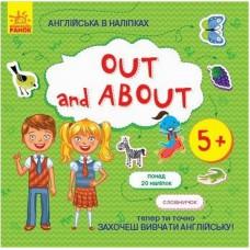 Книжка Англійська з наліпками "Out and about" 761007