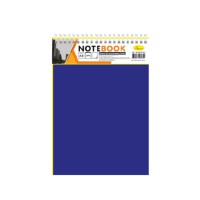 Блокнот А5 В-БП5-80, 80 листів, пружина зверху Синій