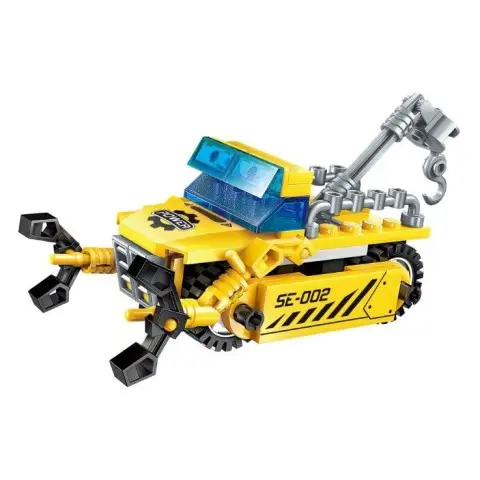 Дитячий Конструктор Qman 1408-1-8 транспорт, 76 дет Mobile Crane