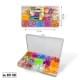 Набір гумок для плетіння браслетів 037-158 у пластиковому боксі