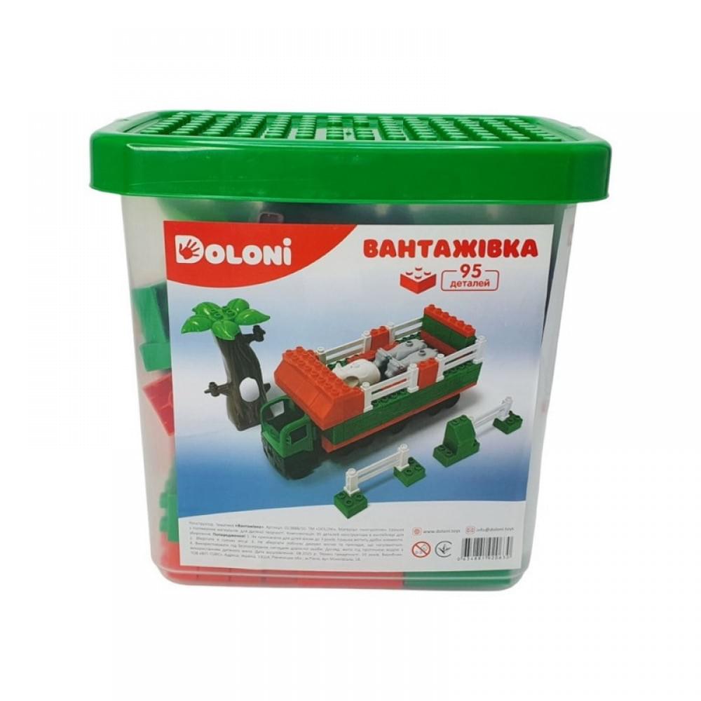 Конструктор "Вантажівка" 013888/10 в пластиковому боксі, 95 деталей