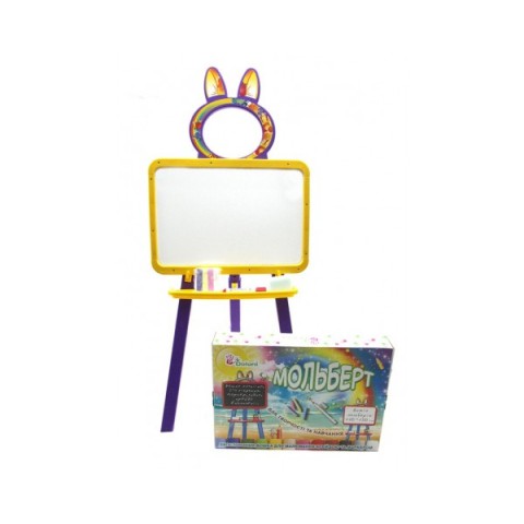 Дитяча дошка для малювання магнітна 013777/1 жовто-блакитна