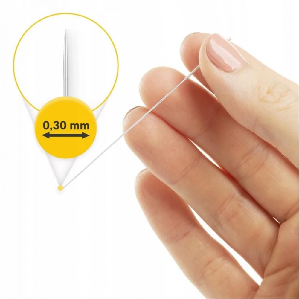 Голки акупунктурні 4FIZJO P-5905973405102 з направляючою, 0,3х100 мм, 100 шт