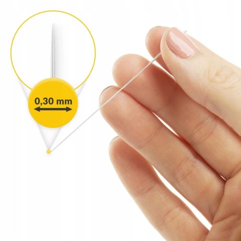 Голки акупунктурні 4FIZJO P-5905973405102 з направляючою, 0,3х100 мм, 100 шт