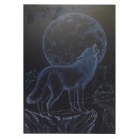 Гравюра А4 "Вовк" ГрА4-9с економ варіант в пакеті 29,7х21 см