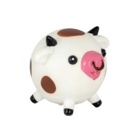 Дитяча іграшка для купання "Бризкаючі тваринки Корівка" 8750_корівка з коричн.пля