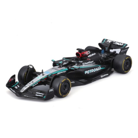 Колекційна автомодель Mercedes-AMG F1 W15 Performance (2024) Bburago 18-38208, 1:43 масштаб