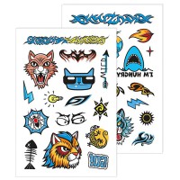 Тимчасові татуювання для старших хлопчиків Акула 10100699, 2 аркуші