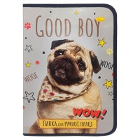 Папка для ручної праці на блискавці А4 "Good Boy Wow!" АП-1002-2