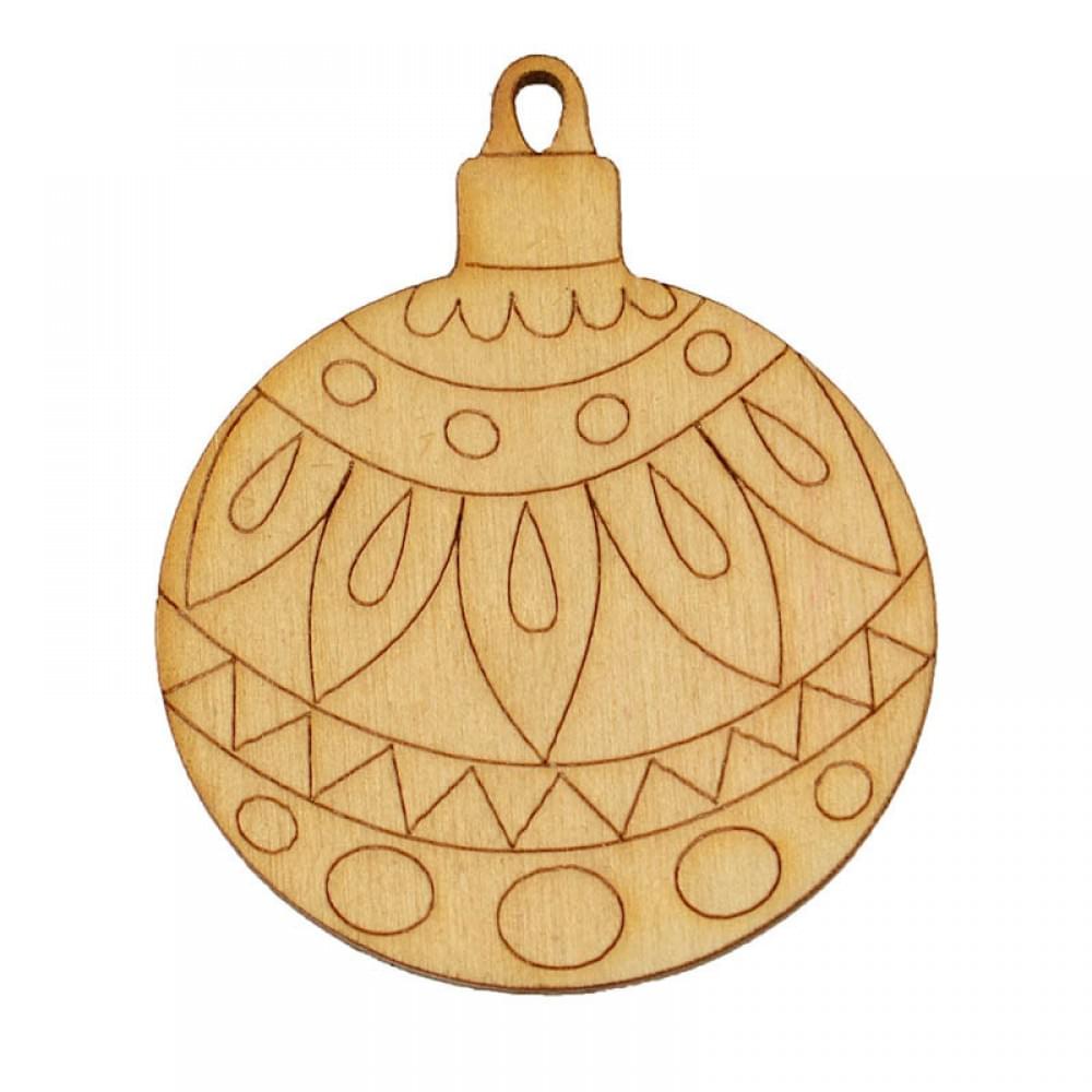 Набір для творчості новорічний Розпис акриловими фарбами "Куля та ялинка" Умняшка НГ-002/4