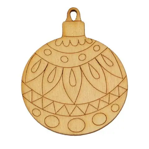 Набір для творчості новорічний Розпис акриловими фарбами "Куля та ялинка" Умняшка НГ-002/4