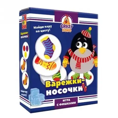 Настільна гра "Носочки-рукавички" Vladi Toys VT8025-05 укр