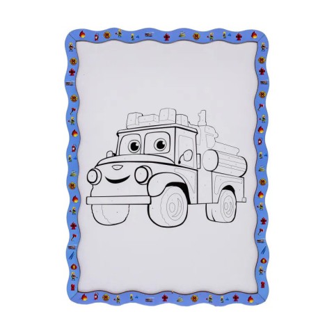 Дитячий набір для розпису по дереву "Пожежна машина" Puz-22954 формат А4