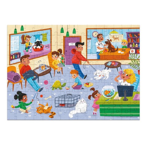 Пазл дитячий "Професії. Ветеринар" 300701, 150 елементів