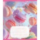 Зошит учнівський "Макаруни" 048-590197K-3 в клітинку, 48 аркушів