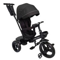 Велосипед дитячий триколісний MT 1001-1 Elegant Black з батьківською ручкою