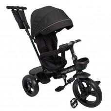 Велосипед дитячий триколісний MT 1001-1 Elegant Black з батьківською ручкою