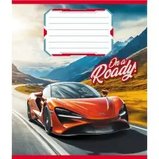 Зошит учнівський "В дорогу" 012-520163L-4 в лінію, 12 аркушів