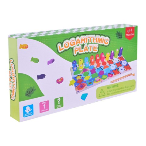 Дерев'яна іграшка Центр розвиваючий C9426 вкладиші, пірамідки, риболовля