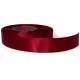 Атласна стрічка для рукоділля АБ-124, 0.6 см x 23 м, Бордовий