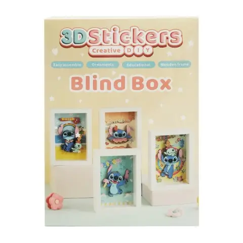 Набір для творчості 3D Картини "Стіч" Bambi 889B, зображення 1 з 4 варіантів