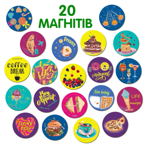 Набір магнітів Magdum ML 4031-53 EN "Happy moments"