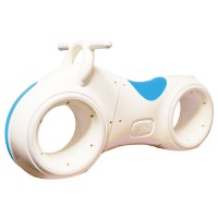 Дитячий толокар Трон Космо-байк Bluetooth Keedo HD-K06 Біло-Синій