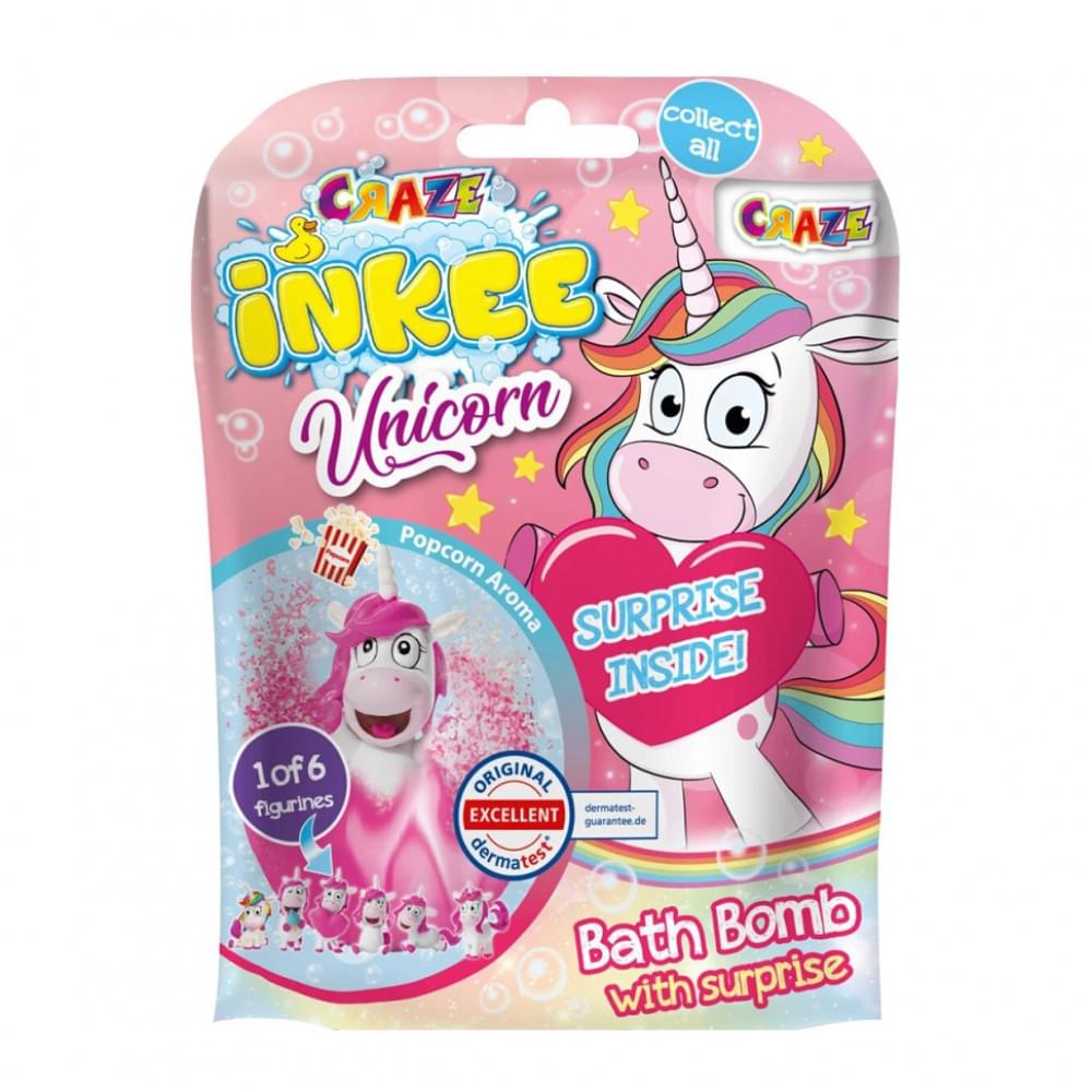 Ароматна бомбочка для ванни Милі одноріжки Inkee 18378 з іграшкою