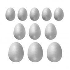 Набір пінопластових заготовок "Яйце" 743075 в наборі 11 шт, мікс розмірів