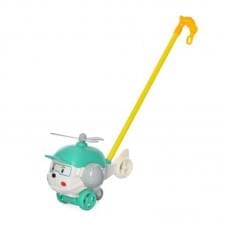 Дитяча каталка на палиці "Вертоліт" 198-19(Turquoise) дзвіночок, 38 см