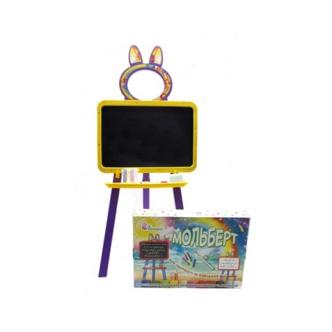 Дитяча дошка для малювання магнітна 013777/1 жовто-блакитна