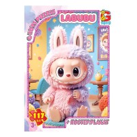 Дитячий пазл "Сердиті Лабубу" LAB44 постер, 117 елементів