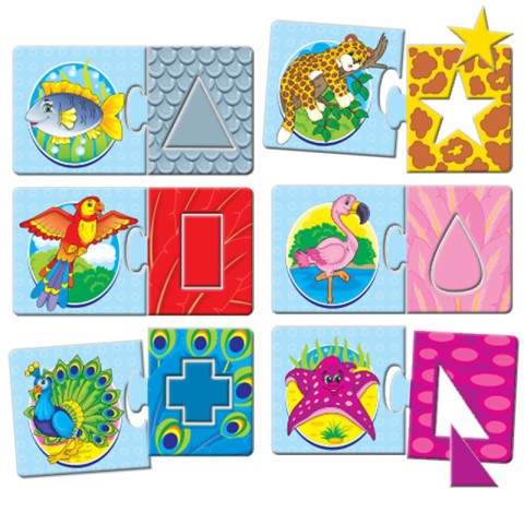 Дитяча настільна гра-квест "Фігури, кольори" 84429, 8 варіантів ігор