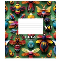 Зошит учнівський "Boys interests" 012-3394K-4 в клітинку, 12 аркушів