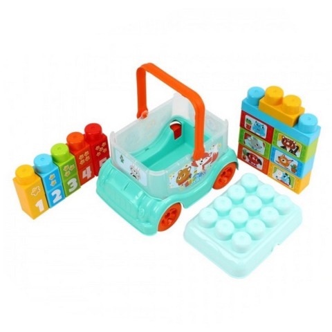 Дитяча іграшка "Автобус-конструктор" 0396TXK(Turquoise) бірюзовий