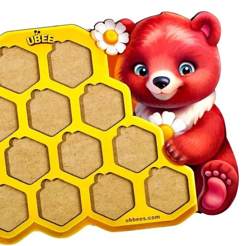 Дитячий пазл сортер "Меморі стільники" (ПСД277) PSD277