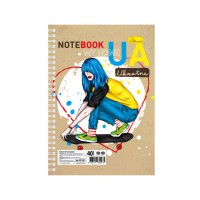 Блокнот "My home UA-1" А5 АП-1901-5, 40 сторінок, пружина збоку