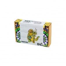 Фігурний дерев'яний пазл A3 "Трицератопс" PuzA3-00903, 130 елементів