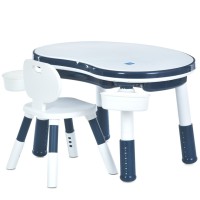 Дитячий столик M 6177-4 ігрове поле для конструктора