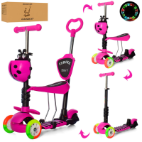 Самокат дитячий MAXI iTrike JR3-026-CP з батьківською ручкою