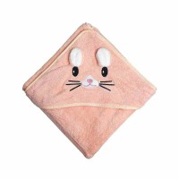 Дитячий рушник з капюшоном MGZ-0640(Peach) розмір 80х80 см