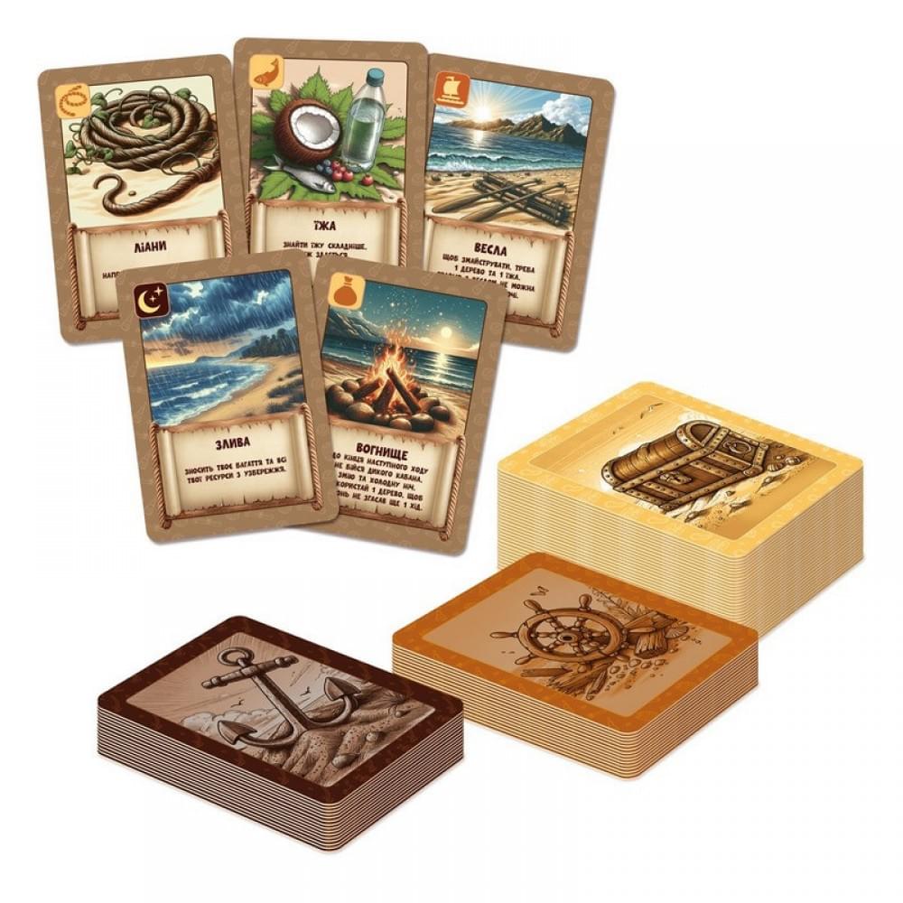 Настільна розважальна гра "Острів" VT5903-06, 100 карток