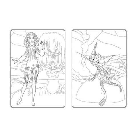 Розмальовка Магія кольору. Магічний Ліс Ранок 1807003 з наклейками