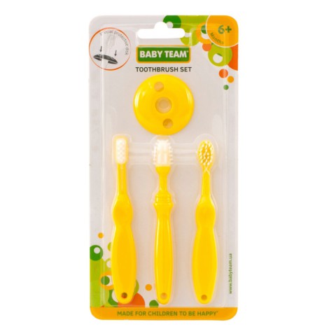 Набір зубних щіток 7201BT в наборі 3 штуки