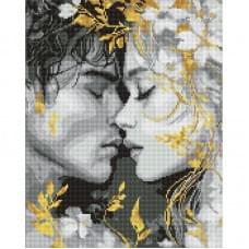 Алмазна мозаїка "Погляд губами" ©art_selena_ua AMO8258, 40х50 см