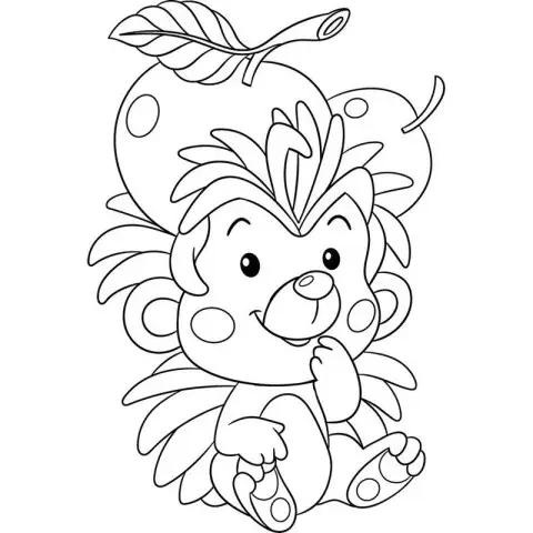 Розпис по полотну "Їжачок" 15080-AC 25х30 см